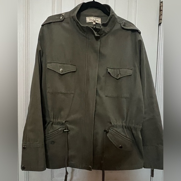 Sheryl Crow Designer Army/Military Green Jacket withh Embroidery 100% Cotton - Picture 2 of 16